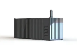 Conteneur de chauffage mobile, 300 à 2’000 kW